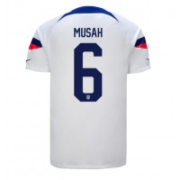 forente stater Yunus Musah #6 Fotballklær Hjemmedrakt VM 2022 Kortermet